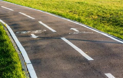 Bike path Foto stock