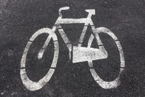 Bike path Stock Photos