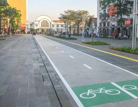 Bike Path Stock Photos