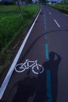 Bike path Stock Photos