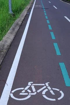 Bike path Stock Photos
