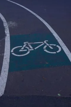 Bike path Stock Photos