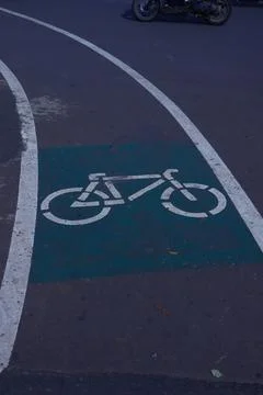 Bike path Stock Photos