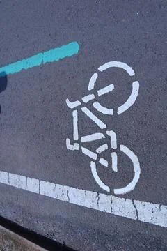 Bike path Stock Photos