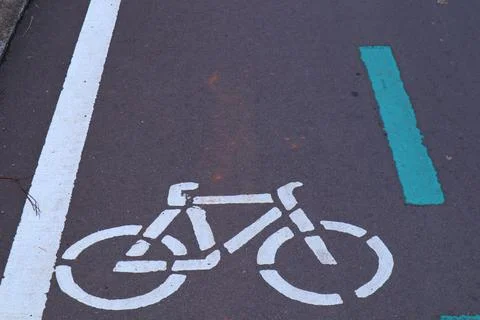 Bike path Stock Photos