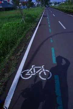 Bike path Stock Photos