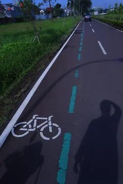 Bike path Stock Photos
