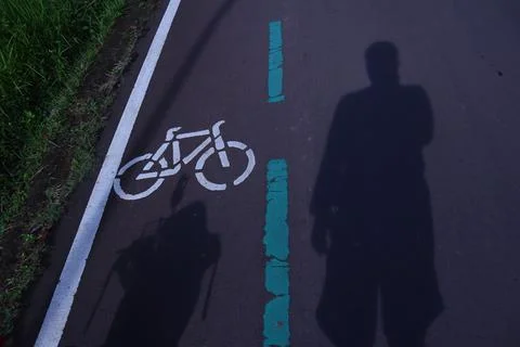 Bike path Stock Photos