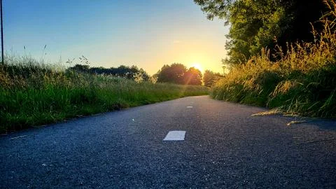 Bike path Stock Photos