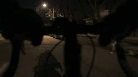 Bike Point of View Video stock 9058398