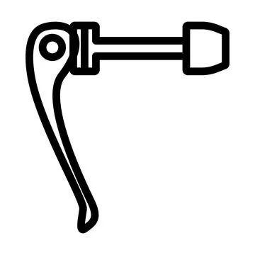 Bike Quick Release Icon Stock Illustration