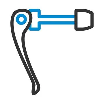 Bike Quick Release Icon Stock Illustration
