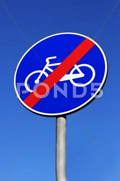 Bike road ending Stock Photos