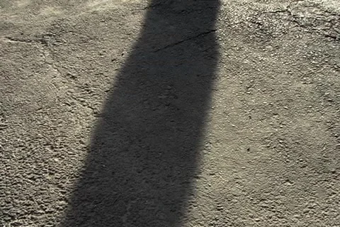 Bike shadow Stock Footage 1391893