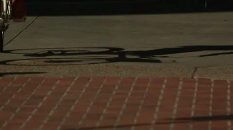 Bike Shadow Stock Footage 36806206