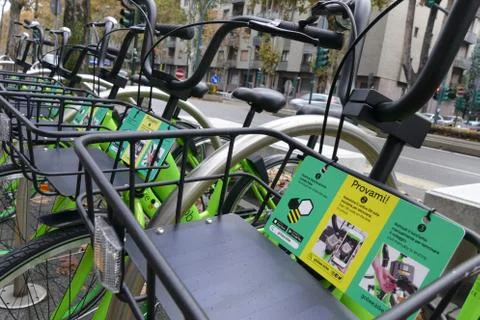 Bike sharing gobee Foto stock