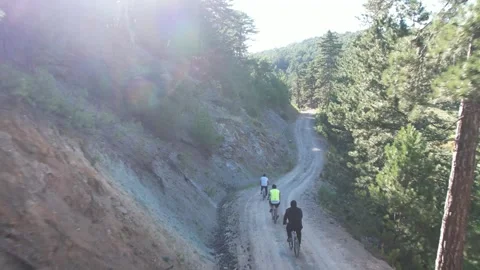 Bike Tour Stock Footage 294136196