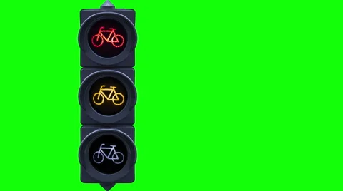 Bike traffic light Stock Footage 67678167