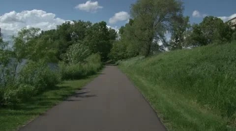 Bike Trail Video stock 11115189