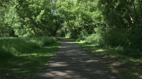 Bike Trail Stock Footage