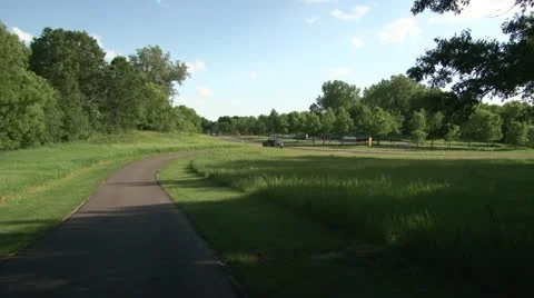 Bike Trail Video stock 11115302