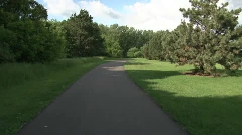 Bike Trail Video stock 11115323