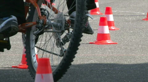 Bike training Stock Footage 481420