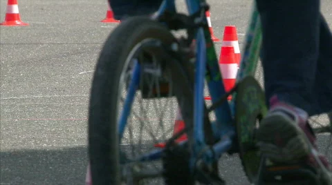 Bike training Stock Footage 493787