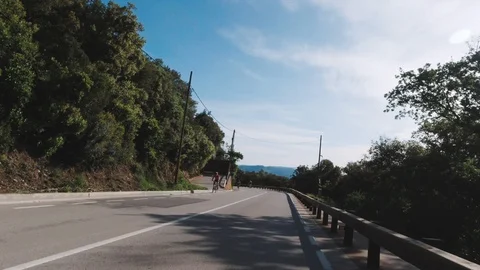 Bike trip Stock Footage 129751039