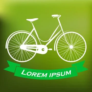 Bike vector icon Stock Illustration