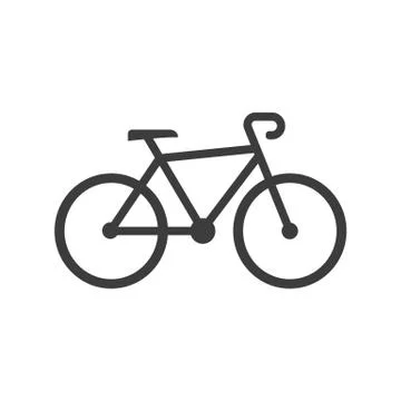 Bike Vector isolated on white background. Stock Illustration