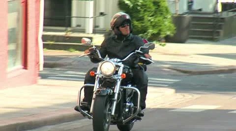 Biker Stock Footage 8927771