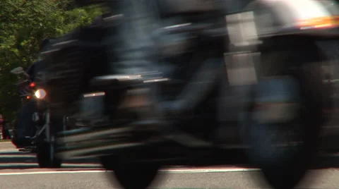 Biker parade in Washington DC Stock-Footage 41250966