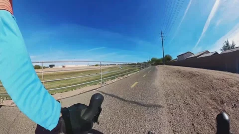 Biker Passing By Stock Footage 303462891