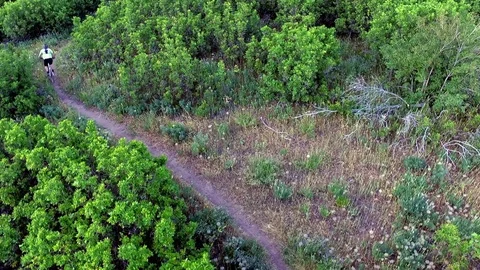 Biker in provo Canyon Video stock 82213410