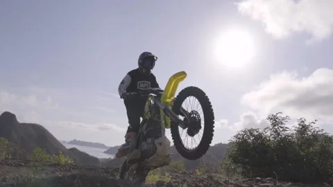 Biker slow motion 動画素材 145200137