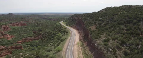 Biker in Texas Desert Stock Footage 186314493