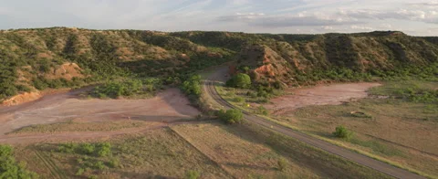 Biker in Texas Desert Stock Footage 186328853