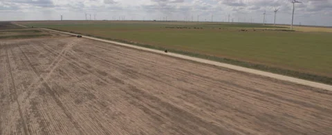 Biker in Texas Desert Stock Footage 186404196