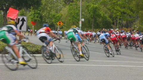 BIKERS FROM BEHIND IN SLOW MOTION Stock Footage 5660805