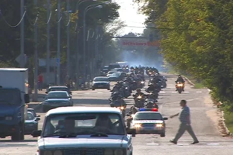 BIKERS Stock Footage 1068708