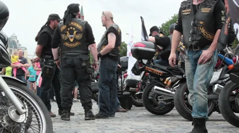 Bikers Stock Footage 27789692