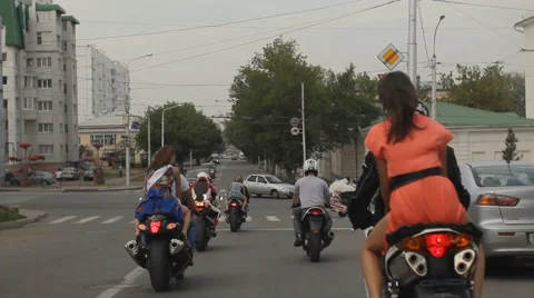 Bikers Stock Footage 58197762