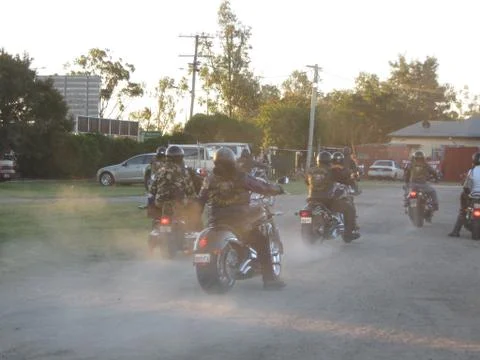 Bikers Foto stock