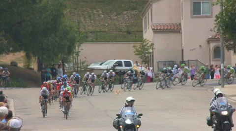 BIKERS RACE TOWARD CAMERA Video stock 5677144