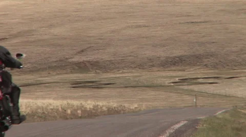 Bikers ride away Stock Footage 41028842