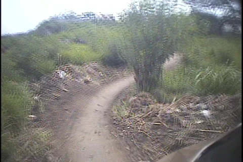 Bikers on trail Stock Footage 157521