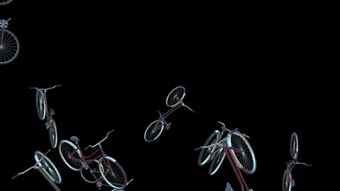 Bikes 1 noloop Stock Footage 343869212