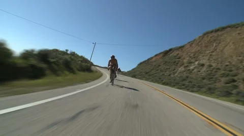 Bikes Coasting 動画素材 1078366