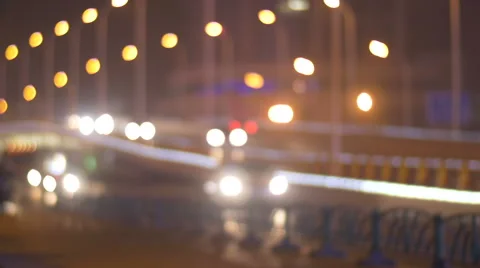 Bikes at Night Stock Footage 51319890